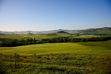 Val d'Orcia, Toscana. Panorami