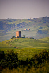 Val d'Orcia, Toscana. Panorami