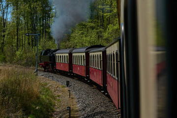 Onboard the historic steam locomotive 