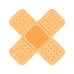 Medical plaster bandage icon. Adhesive bandage. Vector illustration