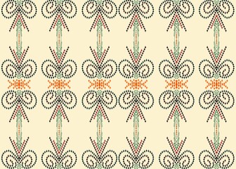 Art pattern, clothing style, Ikat Native American Africans Wallpaper Prints abstract background