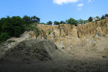 徳島県阿波市　阿波の土柱の風景
