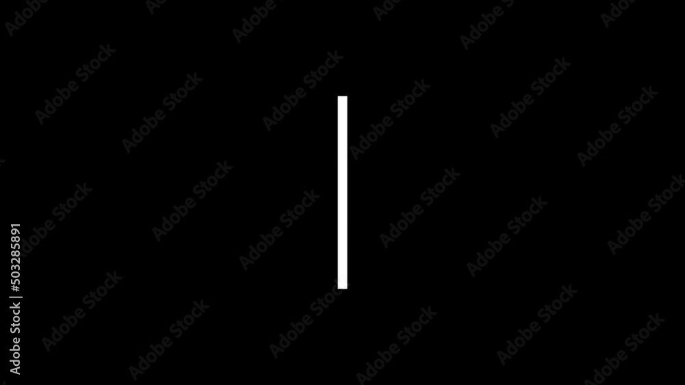 Poster white picture of line on a black background. geometric vertical line. distortion liquid style transi