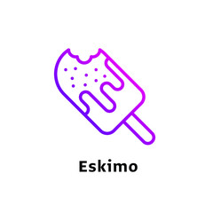 icon Purple gradient color for food and sweets