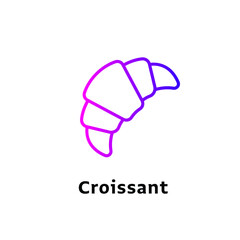 icon Purple gradient color for food and sweets