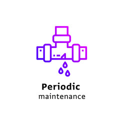 icon Purple gradient color for business developing designs