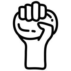 handdrawn squeeze ball icon