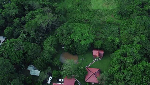 en medio de la selva, un hermoso pueblito tranquilo y relajante