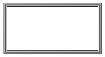 Obraz premium schwarz weiß gestreifter Bilderrahmen