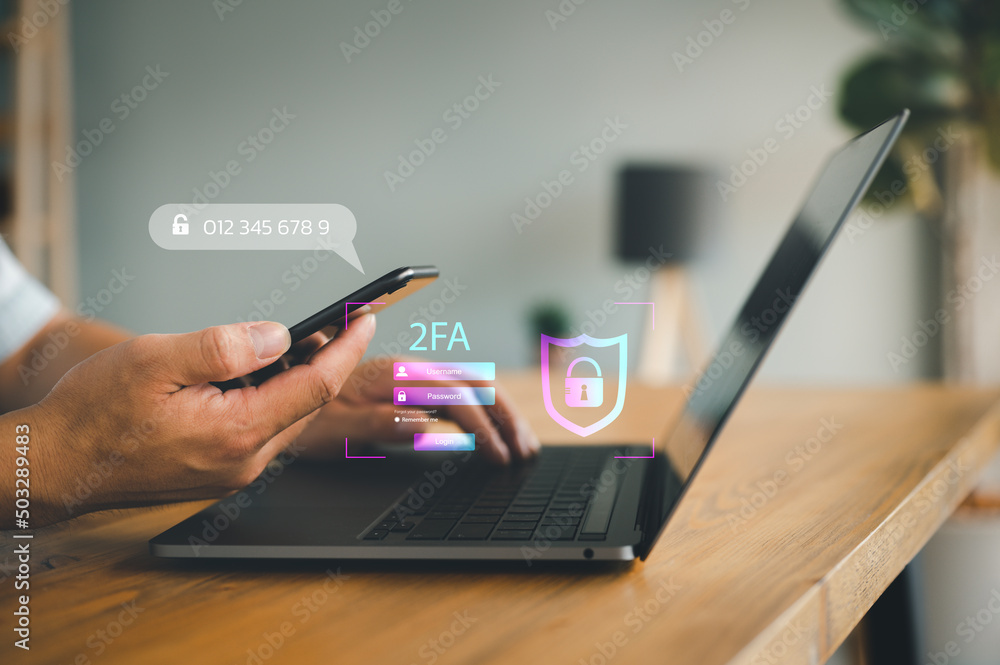 Poster Concept of cyber security, information security and encryption, secure access to user's personal information, secure Internet access, cybersecurity.