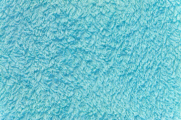 Blue towel texture for background