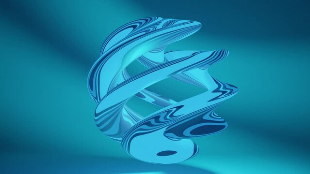 Abstract Gradient blue Background With organic Sphere.