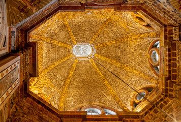 Interior of the cathedral of Santiago de Compostela