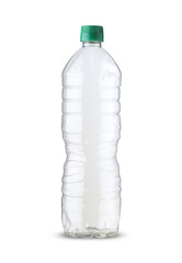 empty plastic oil bottle