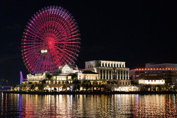night view of the city