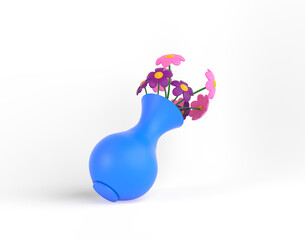  Flower Vase Left Side	