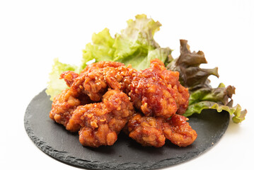 Fototapeta premium ヤンニョムチキン ヤンニョンチキン