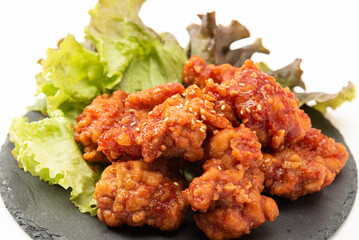 ヤンニョムチキン　ヤンニョンチキン