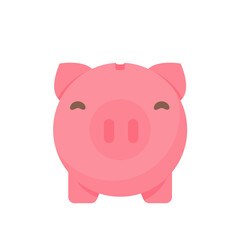 Obraz na płótnie Canvas piggy bank and dollar coin Ideas for saving money for the future