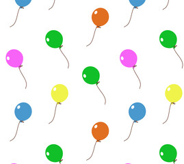 seamless pattern with balloons