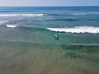 Getting ready for the waves