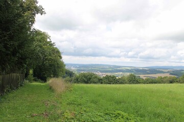 Fototapeta premium Panorama of Vizovice, Czech Republic