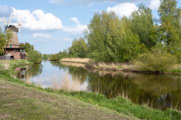 Fototapeta na wymiar landscape with the river