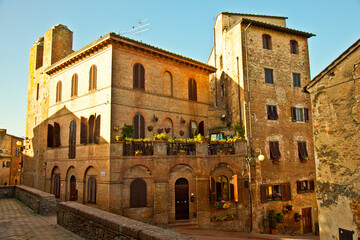 Fototapeta premium Certaldo, Toscana, Siena