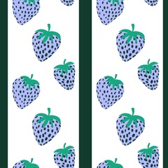 Fruit seamless strawberry pattern for fabrics and textiles and packaging and gifts and cards and linens