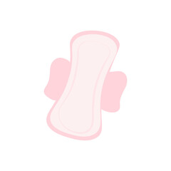 Hygienic disposable pad for the menstrual period. The subject of feminine hygiene.