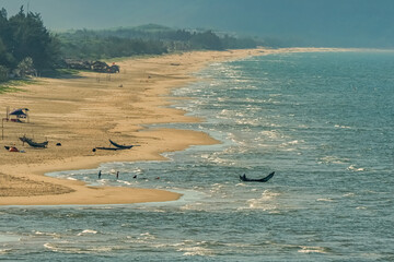 Lang Co beach, view from Hai Van pass, Thua Thien Hue, Vietnam