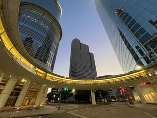 night building modern architecture in Houston, Texas, United States of America
