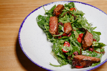 salad with  duck meat
