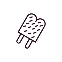 Double Popsicle Icon