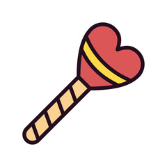 Inclined Lollipop Icon