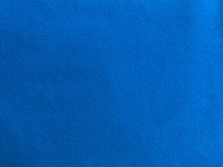 Fototapeta na wymiar Light blue velvet fabric texture used as background. Empty light blue fabric background of soft and smooth textile material. There is space for text.