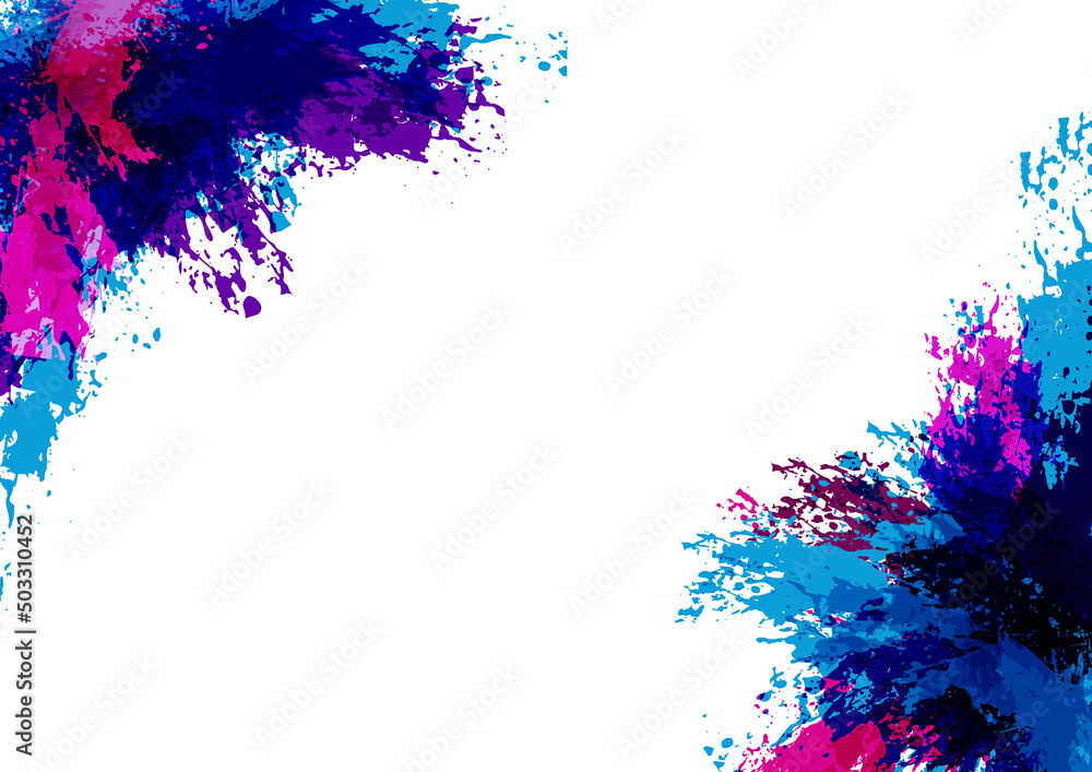 Poster abstract vector splash and paint color background . paint splash color. vector illustration design b