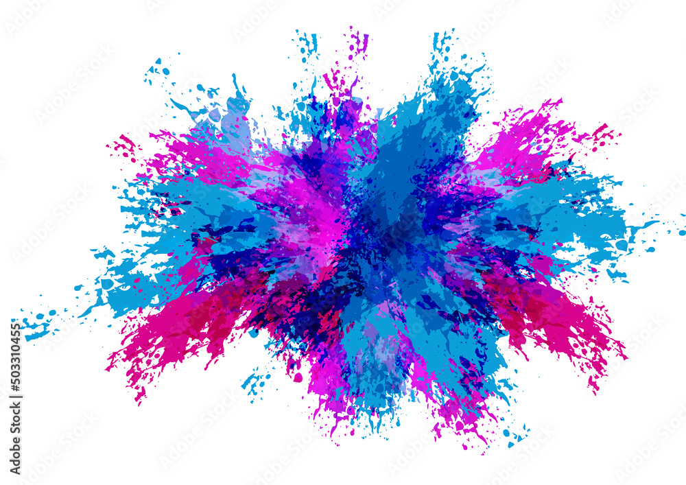 Poster abstract vector splash and paint color design background . paint splash color. vector illustration d