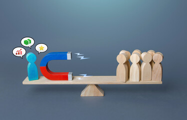 Gain over to your side. Bribing and deception. Influence the crowd. Opinion leader, leadership....