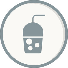 Milkshake With Straw Icon