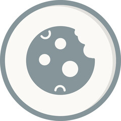 Cookie With Fine Chips Icon