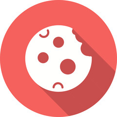 Fototapeta premium Cookie With Fine Chips Icon
