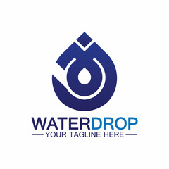 Water drop Logo Template vector illustration design