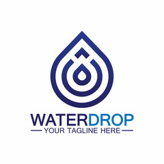 Water drop Logo Template vector illustration design