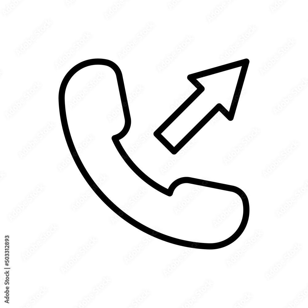 Poster call simple icon vector. flat design