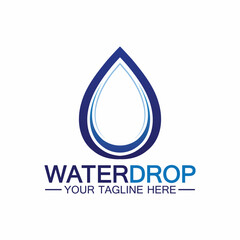 Water drop Logo Template vector illustration design