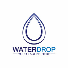 Water drop Logo Template vector illustration design