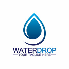 Water drop Logo Template vector illustration design