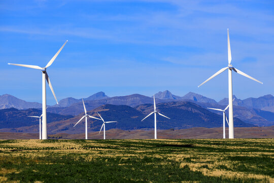 Wind Turbine Windmill Renewable Energy Alberta Canada