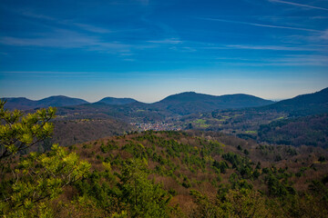 Naklejka premium Blick vom Schweinsfels